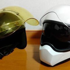 バイク用ヘルメット　スモールジェット　フルフェイス（インナーバイ...