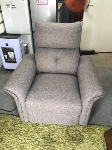 ニトリ　1人掛け　電動ソファ　ソファー　布　程度良好