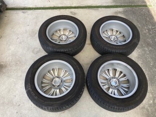 TOYO 225/65R17 レオニス 17インチ タイヤホイール中古4本セット CR-V エクストレイル CX-5等