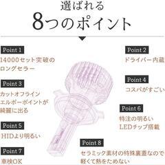 ヘッドライト フォグランプ28400cd(カンデラ) 爆光 ホワイト

の画像