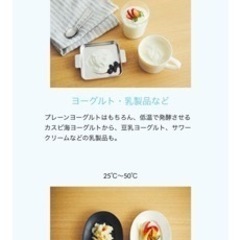 ビタントニオのヨーグルトメーカー美品の画像