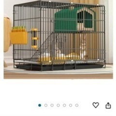 小動物用飼育ゲージ二階建て