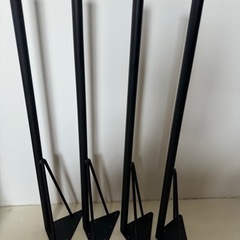 【美品】テーブル脚　アイアンレッグ　71cm