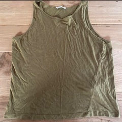 ZARA ザラ タンクトップ カーキ 夏 レディース S
