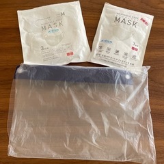 　未使用　ユニクロ　エアリズム　マスク　フェイスシールド
