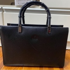 【美品】 GUCCI グッチ バンブー ビジネスバッグ トートバ...