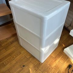 リサイクルショップどりーむ鹿大前店　No10343　三段収納　衣類収納に！の画像