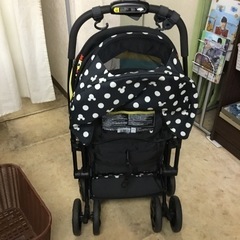 西松屋　ベビーカー（ミッキーマウス柄）の画像