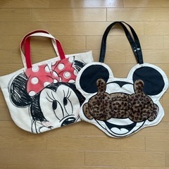 黄ばみあり ミッキー トートバッグ