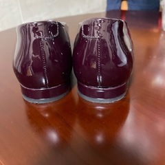 eccoエナメルフラットパンプスの画像