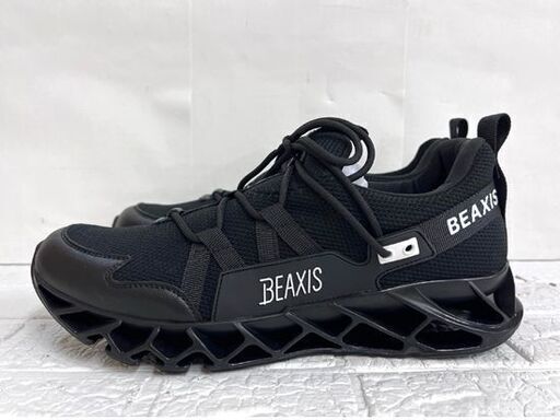 新品 BEAXIS バランスコアスニーカー2 3L(26.5-27.0cm) ブラック 黒 ビーアクシス 体幹 ウォーキング 靴 シュ