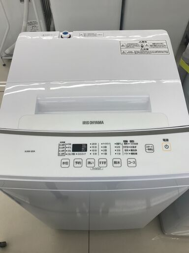 ★ジモティ割あり★ (扉不具合有）IRIS OHYAMA 洗濯機 6ｋｇ 21年製 動作確認／クリーニング済み HJ3792