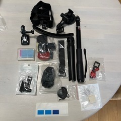 Gopro マウントセット（汎用品）　ガラスフィルムあり