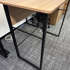 スタンディングデスク 幅1200×奥行600×高さ1030mm オフィスデスク 作業台 パソコンデスクの画像