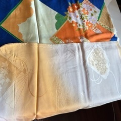 大振り袖　切った　残り　ハギレの画像