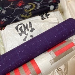 着物　
帯　反物