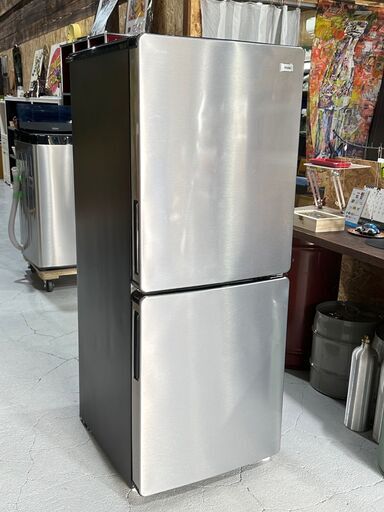 ★高年式！★Haier ハイアール 2D冷蔵庫 JR-XP2NF148F 2023年 148L ステンレスブラック 右開き スタイリッシュ
