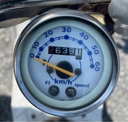 849. 動画あり　スズキ　レッツ4 パレット   原付　バイク　50cc   車体