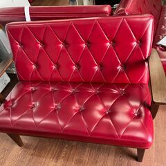 リサイクルショップどりーむ天保山店　No13769　ソファー　赤色　アンティーク風　ビンテージ感　美品