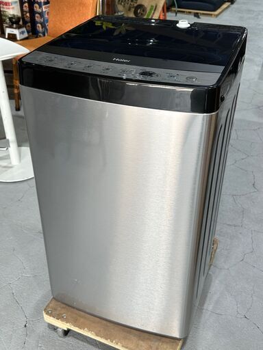 ★高年式！★Haier ハイアール 5.5kg洗濯機 JW-XP2C55F 2023年 ステンレスブラック スタイリッシュ 一人暮らし