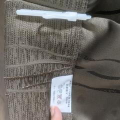 　ブラウンカーテン　大塚家具遮光カーテンの画像