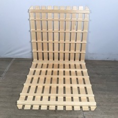97 すのこ シングルベッド 2枚セットの画像