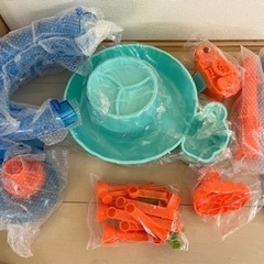 スライダー　流しそうめん機