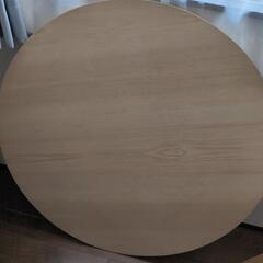 イケア丸テーブル　ダイニングテーブルセットの画像