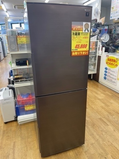 SHARP製★2021年製★280L2ドア冷蔵庫★6ヶ月間保証付き