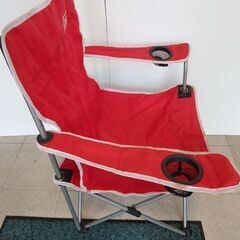 新札幌 Coleman コールマン アームチェア2 レッド model170-5778 No.2666の画像