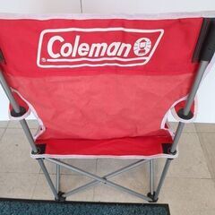 新札幌 Coleman コールマン アームチェア2 レッド model170-5778 No.2666の画像