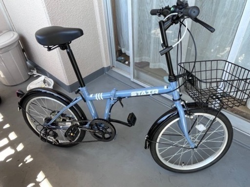 6段変則付き折畳み自転車す