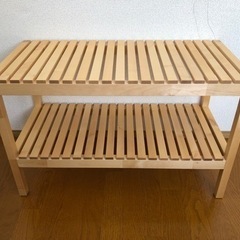 【値下げ】IKEA MOLGER ベンチ【廃盤】の画像