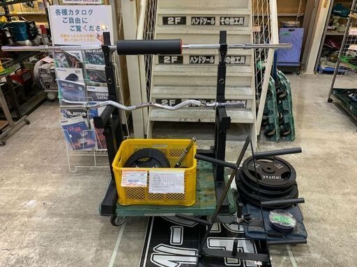 アイロテック　バーベル・ダンベルセット　140KGセット(別売品付き)【中古美品】