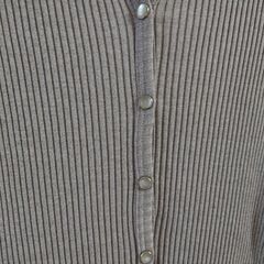 リブ　Vネック　カットソーの画像