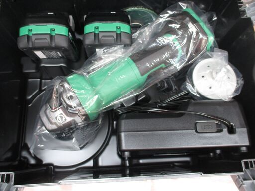 HIKOKI ハイコーキ G3610DD 2XPZ ディスクグラインダ 36V マルチバッテリー×2 充電器 未使用 【ハンズクラフト宜野湾店】