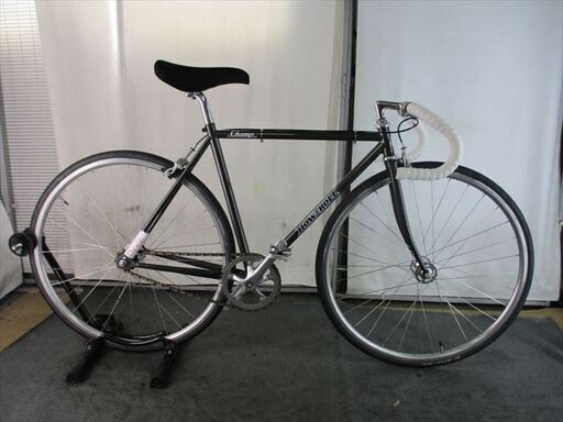 Ｄ662★25800円★整備済み スポーツ中古自転車 　ピストバイク　ガンメタ　50ｃｍ【ピストバイク】