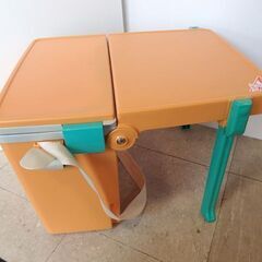 新札幌  TWINBIRD テーブル＆クーラーボックス 13L 幅40cm×高さ32cm×奥行25cm レジャー アウトドア キャンプ No.2667の画像
