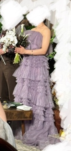 カラードレス＊ボリューム チュール 個性 ふわふわ