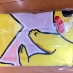 未使用。ポケモンバスタオルの画像