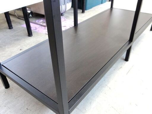 IKEA VITTSJO シェルフユニット ブラック ガラス ヴィットショー イケア オープンシェルフ 棚 ラック 家具 札幌市 中央