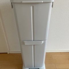 【譲り先決定】ニトリ　2段ゴミ箱　33L