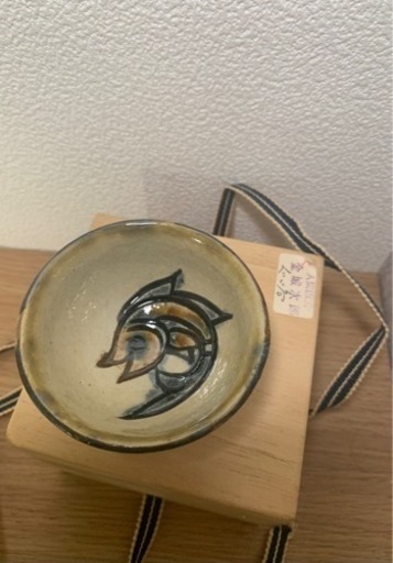 沖縄　金城次郎　ぐい呑み　魚が笑った