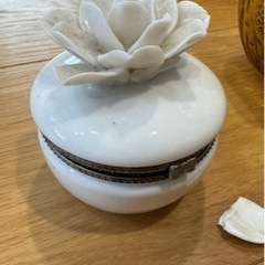 アンティーク調ガラス？小物入れの画像