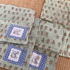 ガーゼハンカチ　ハンドメイド
の画像