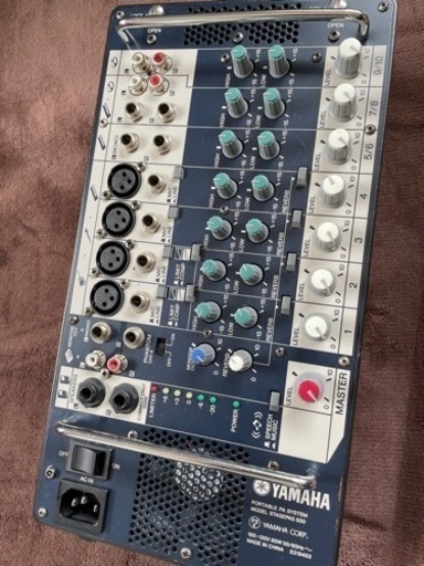 YAMAHA STAGEPAS 500 PAスタンド　シュアSM58マイク　マイクスタンド　セット
