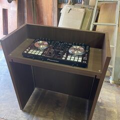 Pioneer dj DDJ-SR＋オデッセイ キャリングケース＋木製DJブースの画像