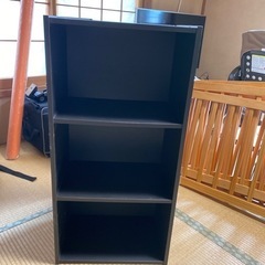 カラーボックス　黒