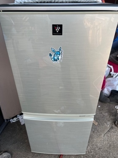 シャープ　ノンフロン冷蔵庫　137L（冷蔵91L、冷凍46L）SJ-PD14X-N