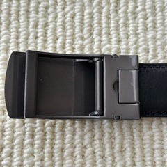 Aliux メンズベルト　本革　穴なし調整できるの画像